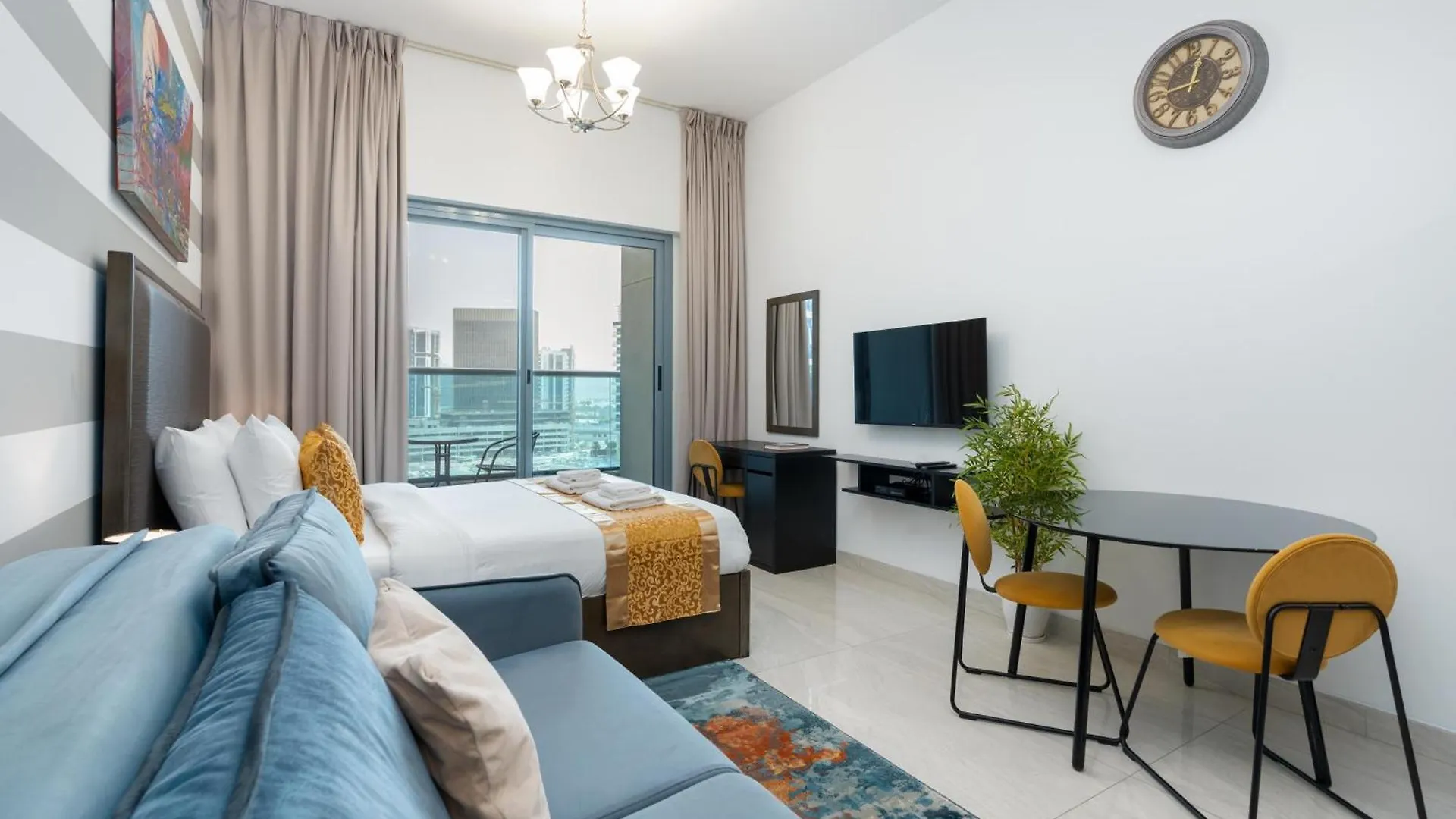 Vacay Lettings - Elite Residence Business Bay - Studio ドバイ アパート